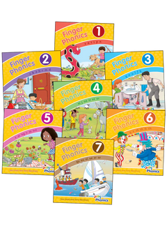 Jolly Learning Finger Phonics Book Set 1-7 - Nimble Fingers