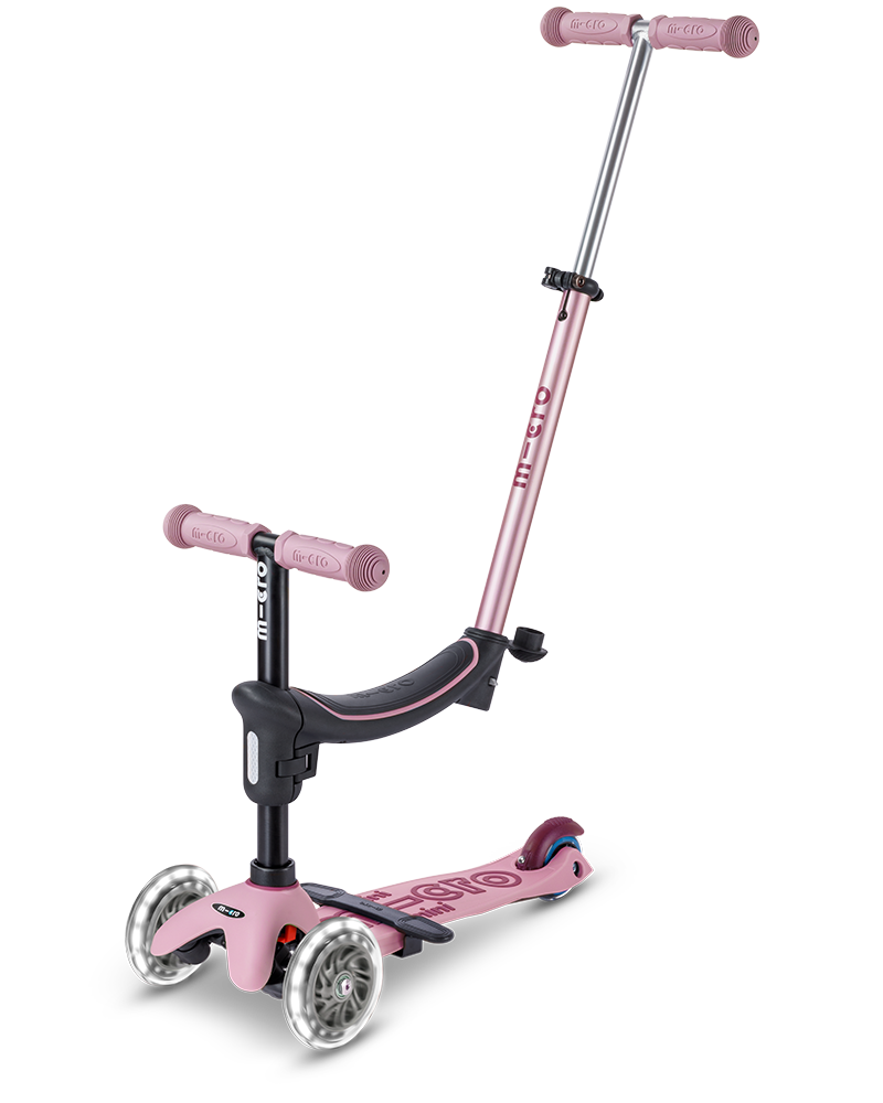 MINI2GROW DELUXE LED 2.0 MICRO SCOOTER (DUSTY ROSE)