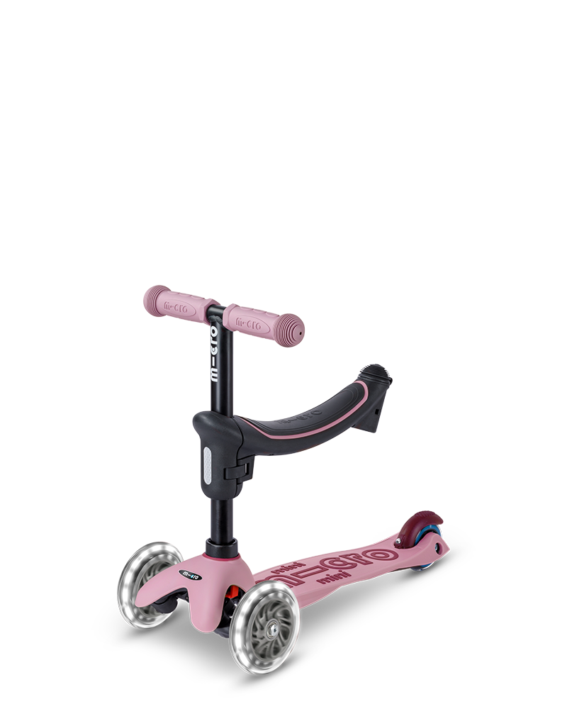MINI2GROW DELUXE LED 2.0 MICRO SCOOTER (DUSTY ROSE)