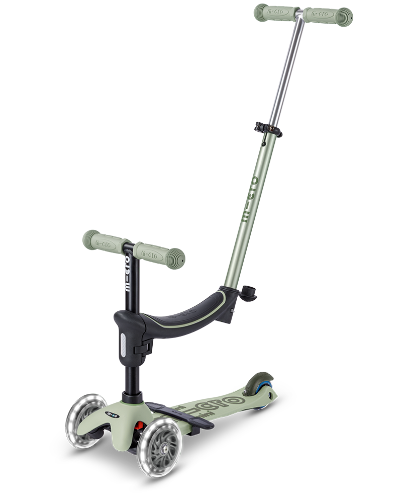 MINI2GROW DELUXE LED 2.0 MICRO SCOOTER (OLIVE SAGE)