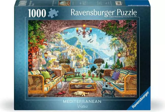 Ravensburger, Mediterranean Terrace View, 1000pc Jigsaw Puzzle