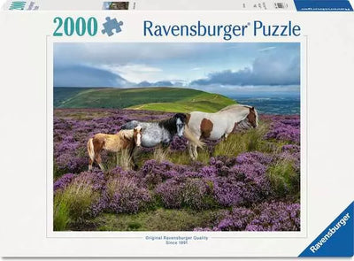 Ravensburger: Wild Horses in the Heather, 2000pc Jigsaw Puzzle