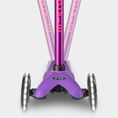 MINI MICRO LED DELUXE SCOOTER (PURPLE WITH PINK)