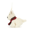 Jellycat Munro Scottie Dog Decoration