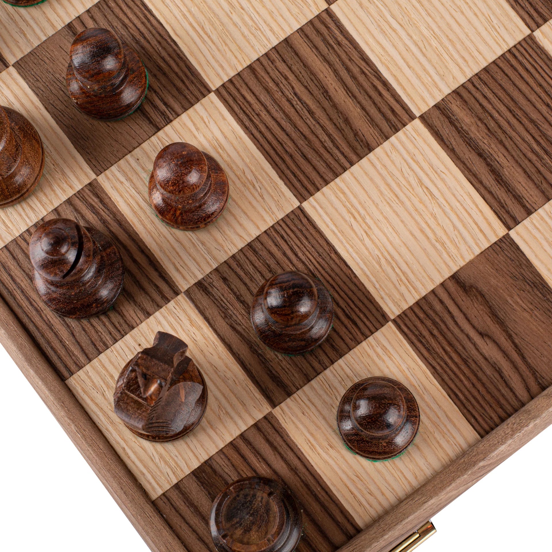 Manopaulos Walnut Chess Set