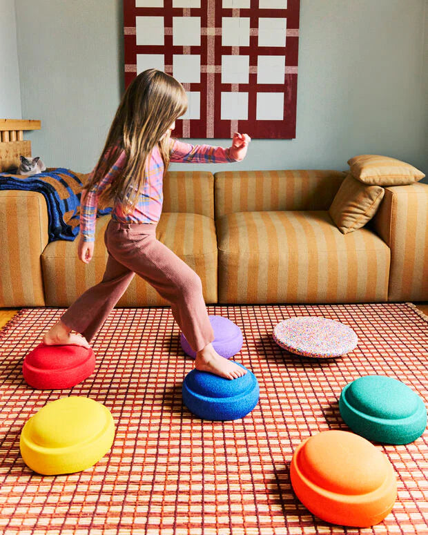 Stapelstein Orignal Rainbow Set & Balance Board