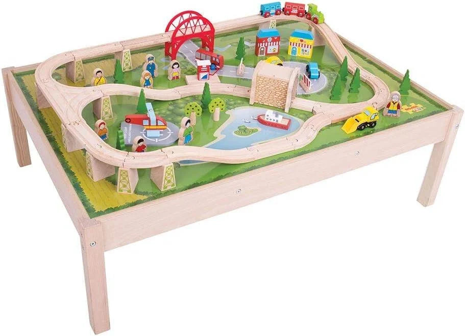 BigJigs Services Train Set and Table