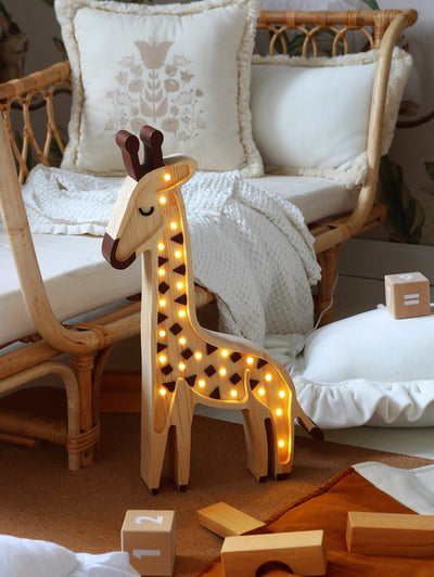 Little Lights Giraffe Lamp | Serengeti Wood