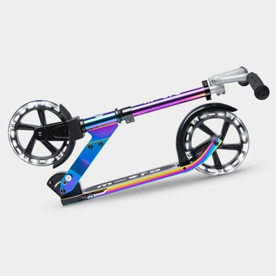 Micro Cruiser Scooter With Light up Large Wheels: Neochrome