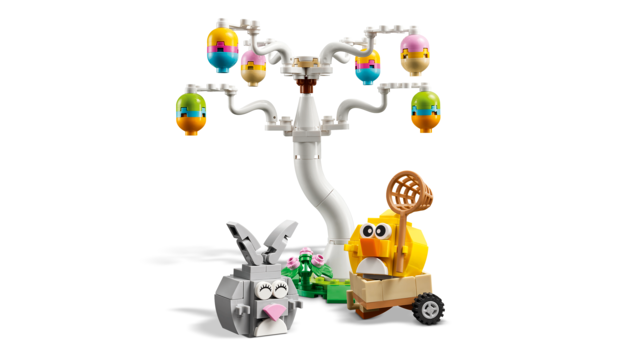 LEGO Easter Bunny and Chick Egg Hunt