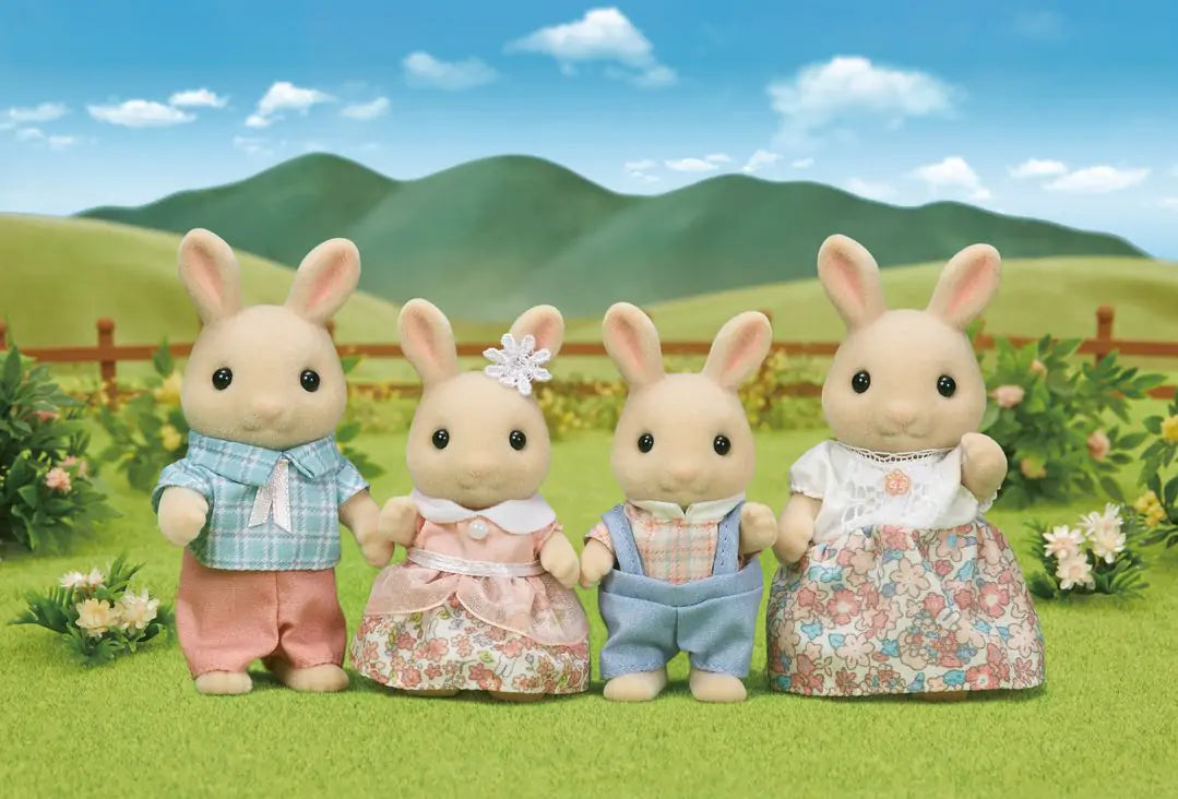 Sylvanian Families Milk Rabbit Family