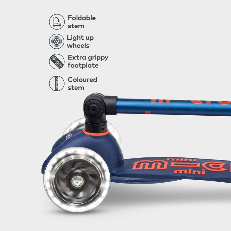 Mini Micro Deluxe Foldable LED: Navy