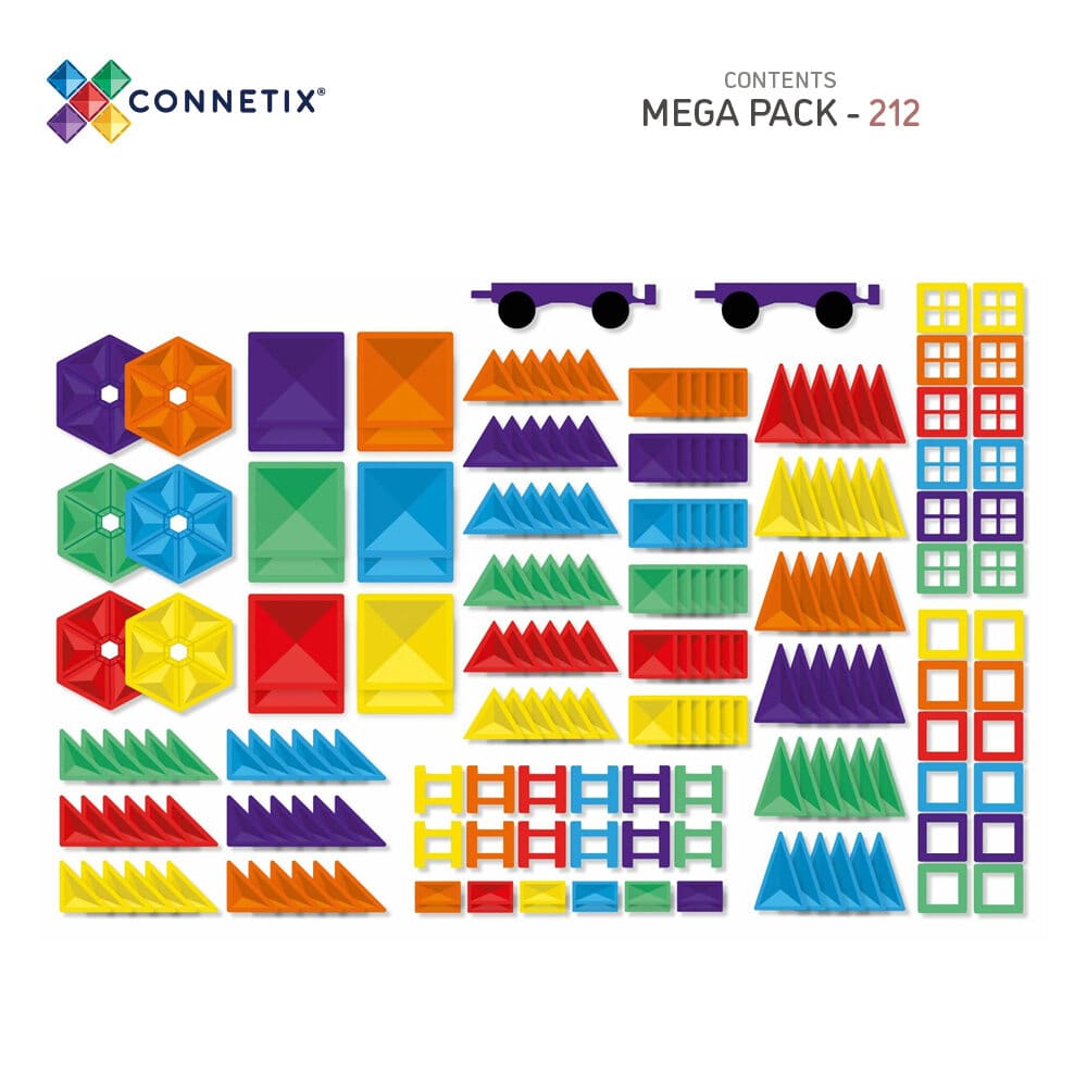 Connetix Rainbow Mega Pack 212 pc