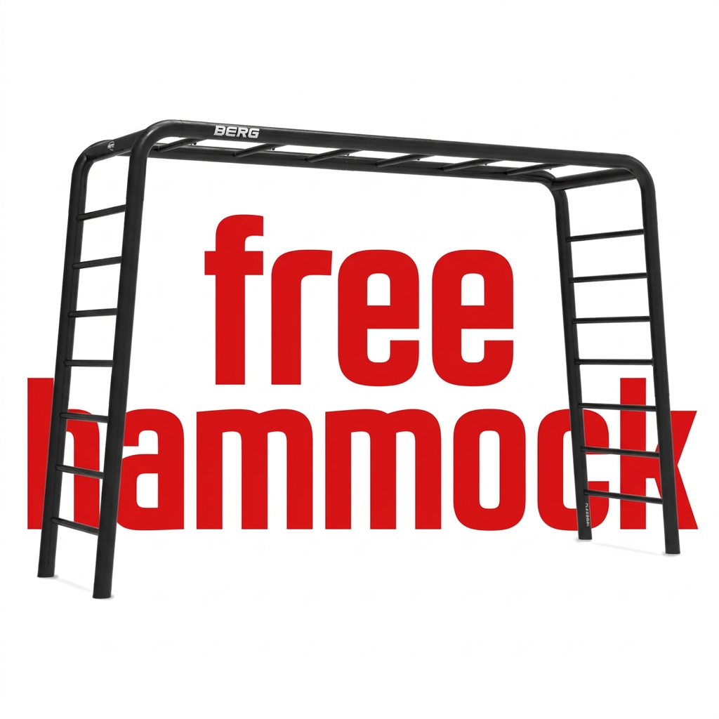 BERG PlayBase Large Frame (2 Ladders) + FREE HAMMOCK