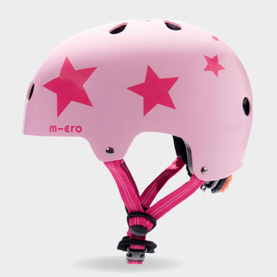 MICRO Printed Helmet: Pink Stars