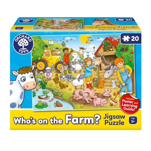 Orchard Toys Who's On The Farm? Jigsaw Puzzle