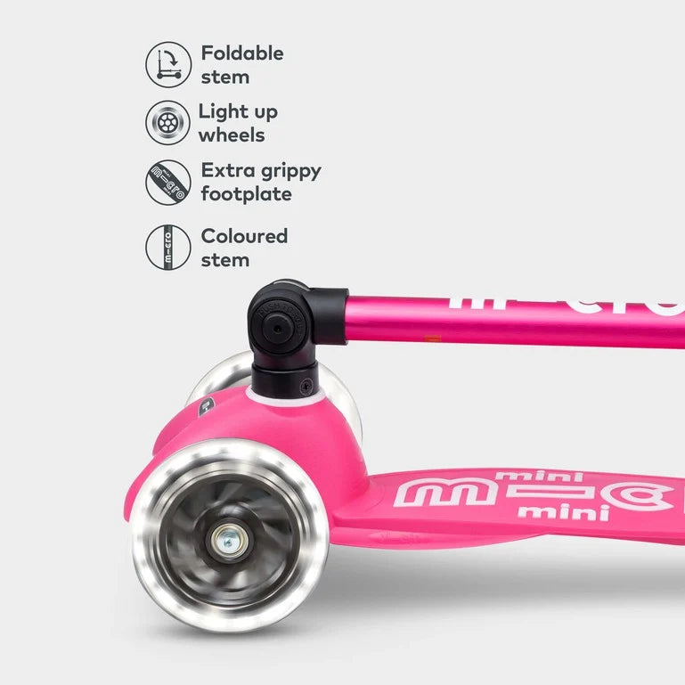 Mini Micro Deluxe Foldable LED: Pink
