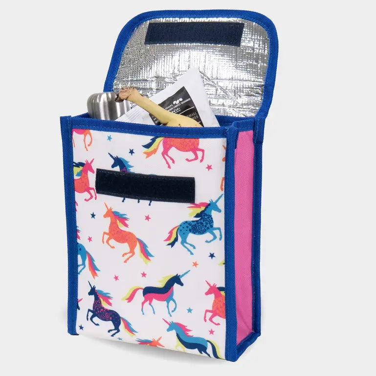 Micro Eco Lunch Bag: Unicorns (VELCRO)