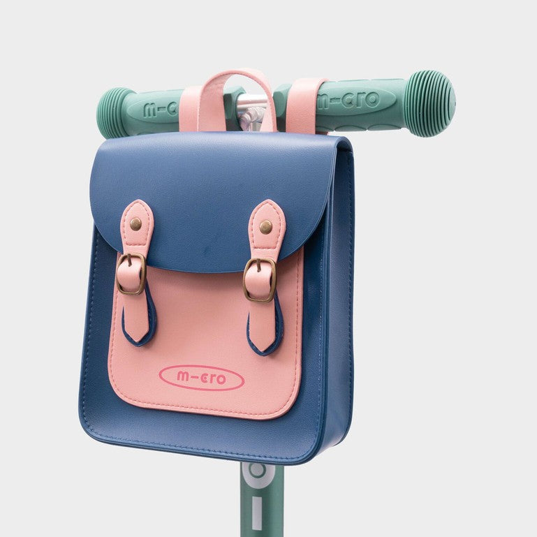 Micro Eco Satchel: Pink & Navy