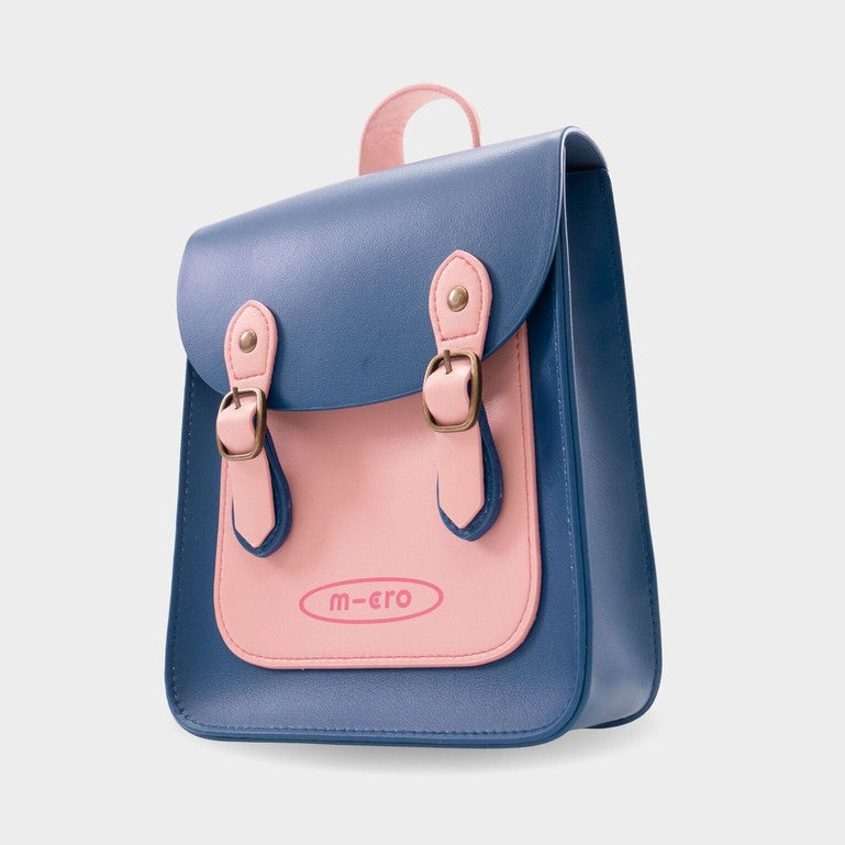 Micro Eco Satchel: Pink & Navy