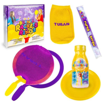TUBAN RACKETS AND BOUNCING BUBBLES
