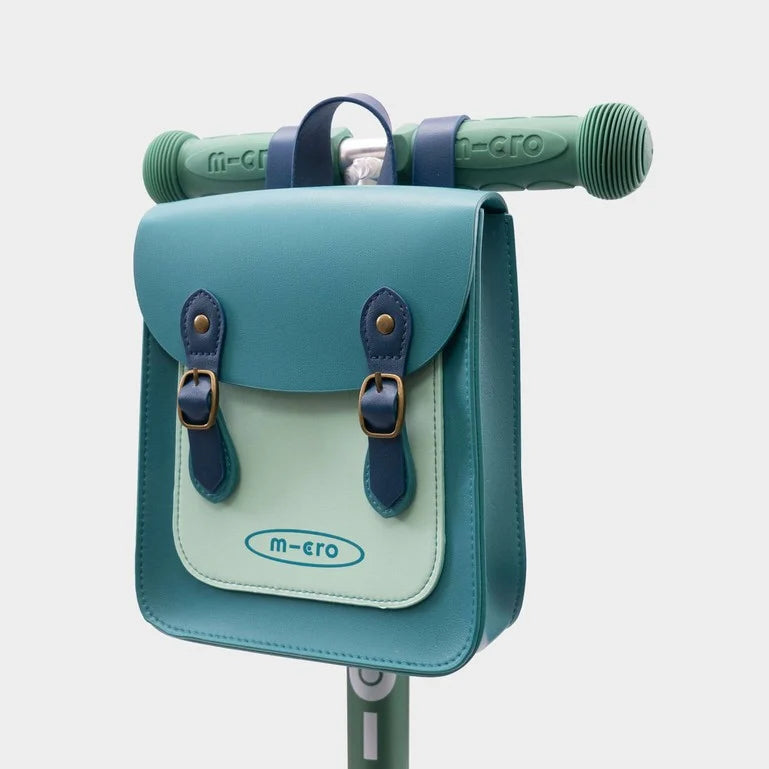 Micro Eco Satchel: Aqua & Teal