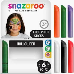 Snazaroo Halloween 6 Face Paint Sticks