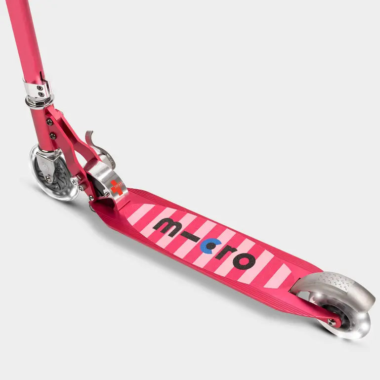 Micro Sprite LED Scooter (Pink Stripe)