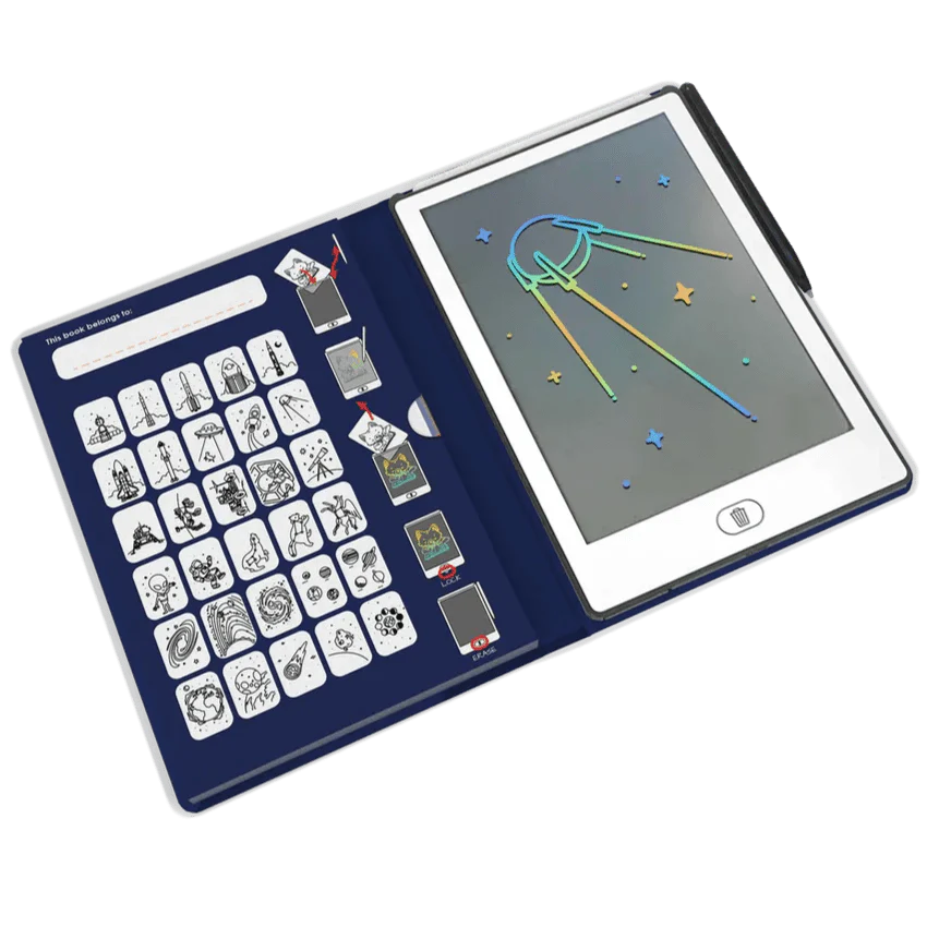 KIDYDRAW MINI DRAWING TABLET: GALAXY