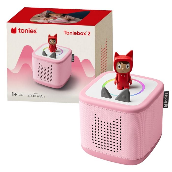 Toniebox 2 Cloud Pink with Creative Tonie - Nimble Fingers