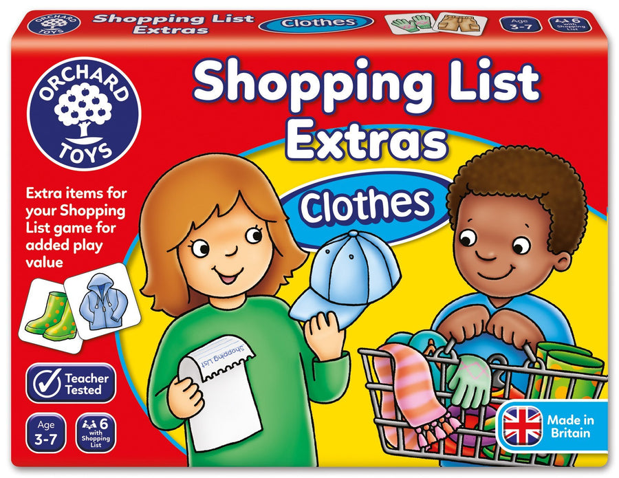 Orchard Toys Shopping List Extras - Clothes