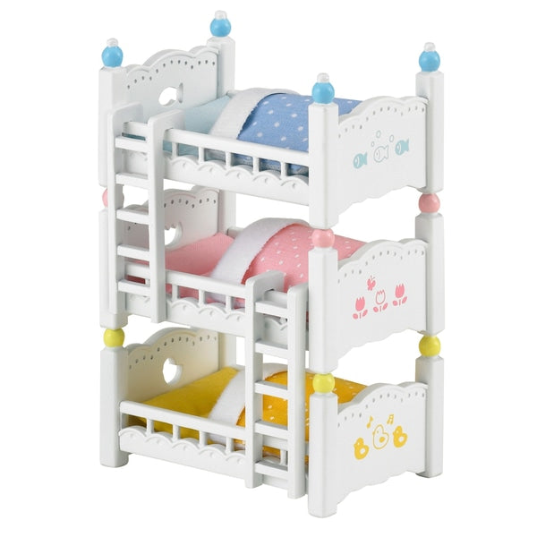 Sylvanian Families Triple Bunk Beds