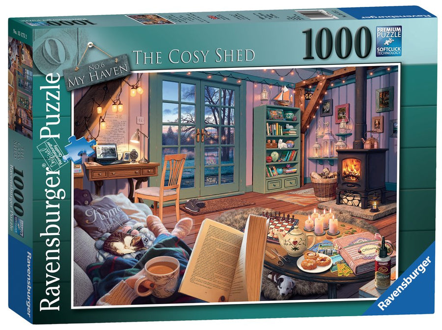 Ravensburger: My Haven No.6, The Cosy Shed, 1000pc Jigsaw Puzzle