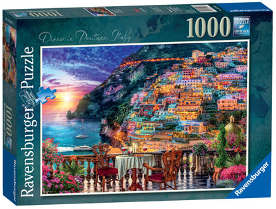 Ravensburger Dinner in Positano, Italy, 1000pc Jigsaw Puzzle
