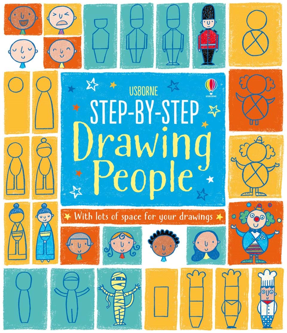 Usborne: Step-by-step drawing people