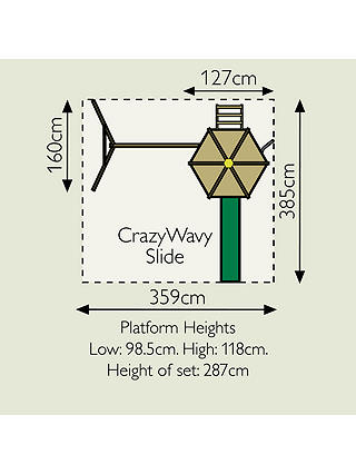 TP Toys Castlewood Climbing Frame Set (DELIVERY USUALLY WITHIN 2-4 WEEKS)