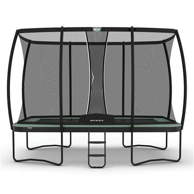 BERG Ultim Champion ECO Regular 13.5 x 8ft Trampoline + SAFETY NET DLX XL + LADDER