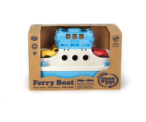 Green Toys Ferry Boat with Mini Cars