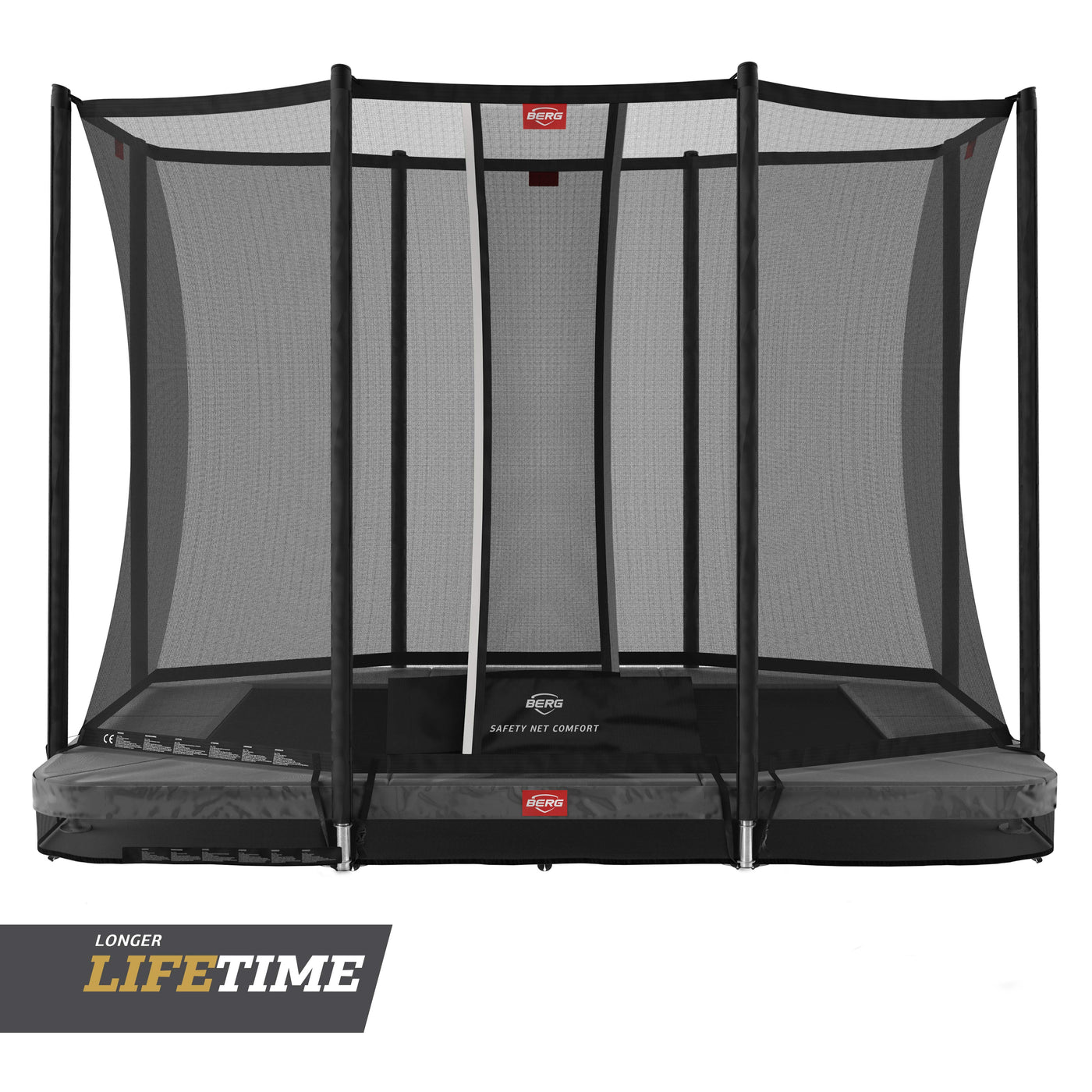 BERG ULTIM FAVORIT  9 x 6ft INGROUND TRAMPOLINE + SAFETY NET COMFORT