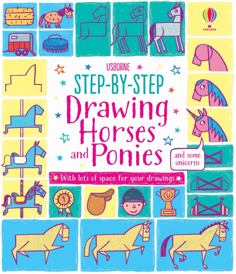Usborne: Step-by-step Drawing Horses and Ponies