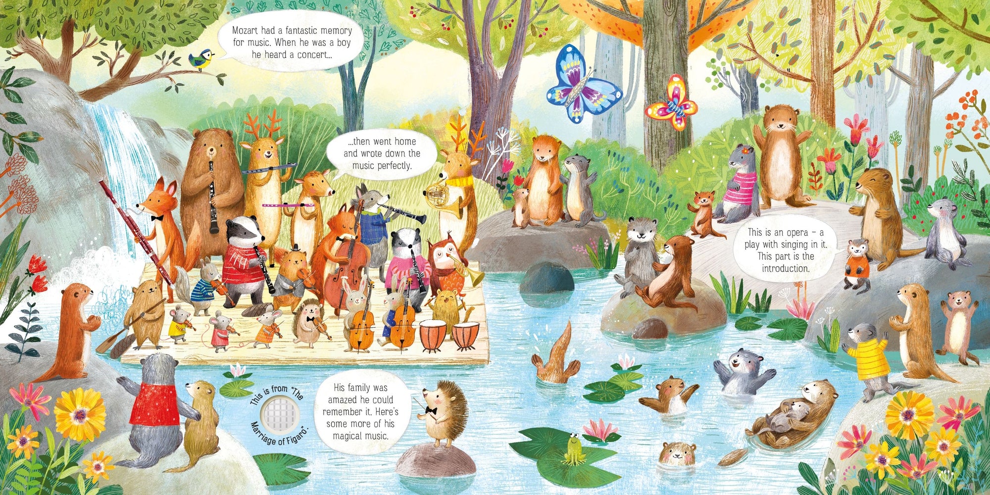 Usborne: The Animal Orchestra Plays Mozart