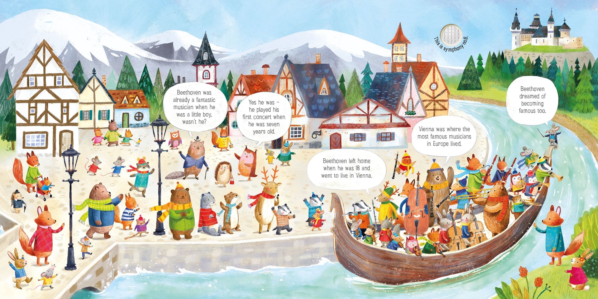 Usborne: The Animal Orchestra Plays Beethoven
