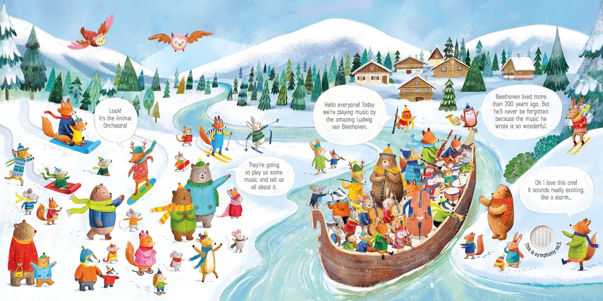 Usborne: The Animal Orchestra Plays Beethoven