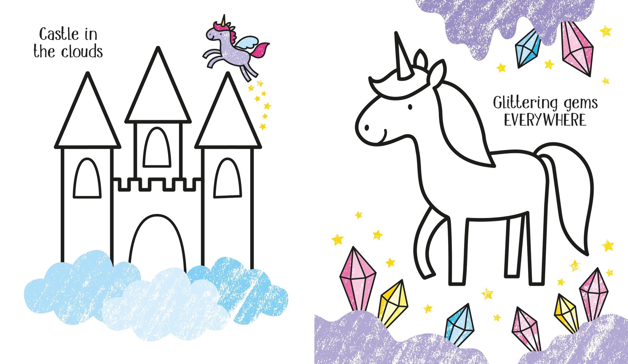 Usborne First Colouring: Unicorns