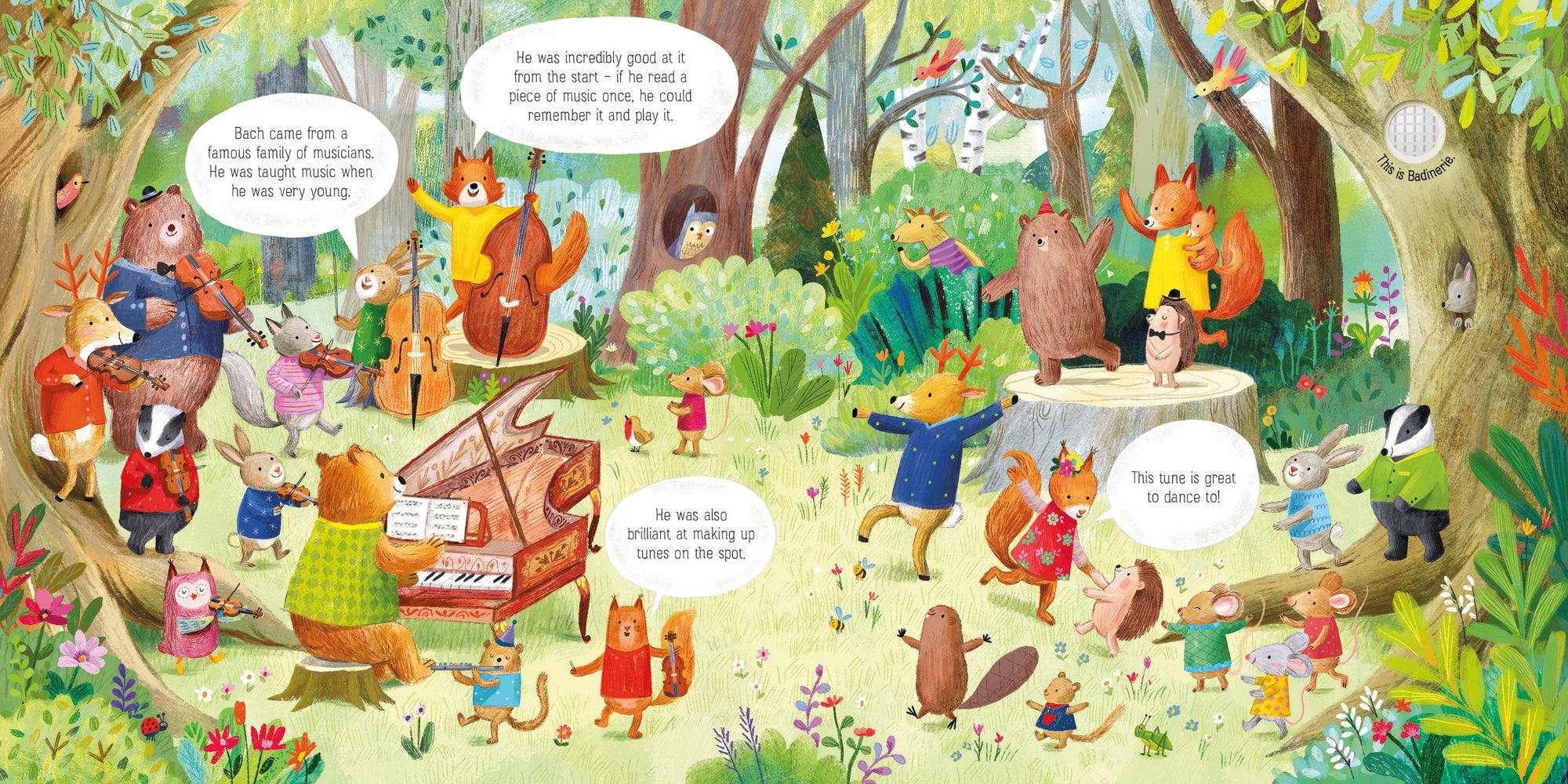 Usborne: The Animal Orchestra Plays Bach