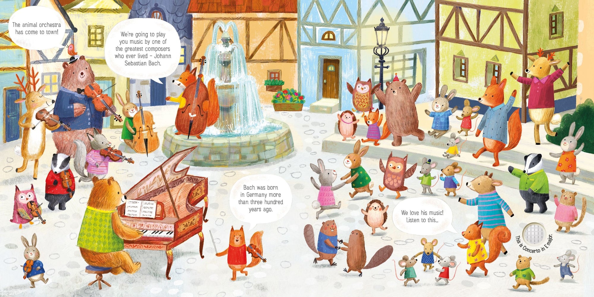 Usborne: The Animal Orchestra Plays Bach