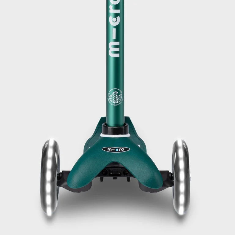 MINI MICRO LED DELUXE ECO SCOOTER: GREEN
