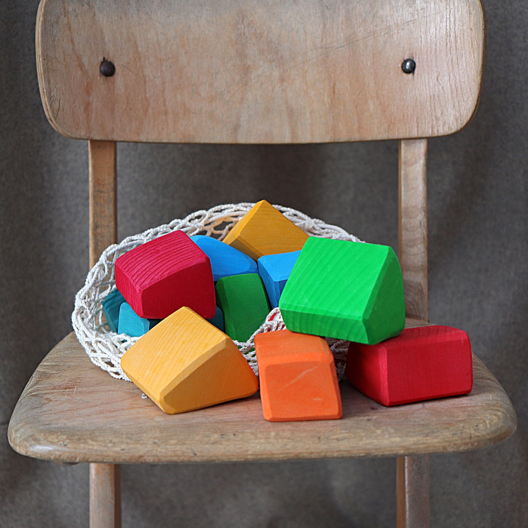 Colored wooden blocks discount