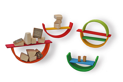 Grimm's Building Boards in Rainbowcolours