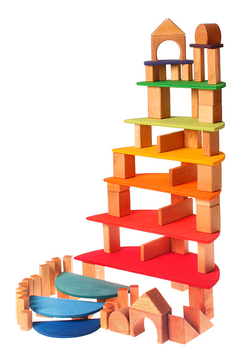 Grimm's Large Semicircles in Rainbow Colours